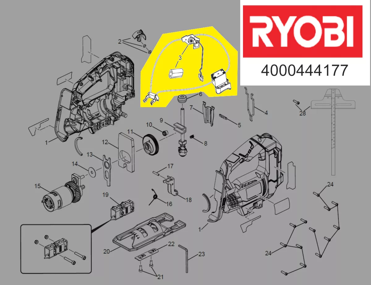 interrupteur-variateur électronique réf. 5131032072 Ryobi